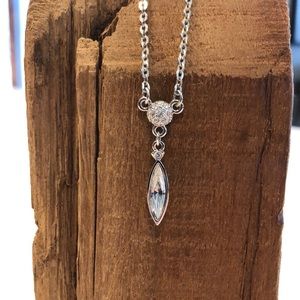 Swarovski Marquise Crystal Pendant Necklace